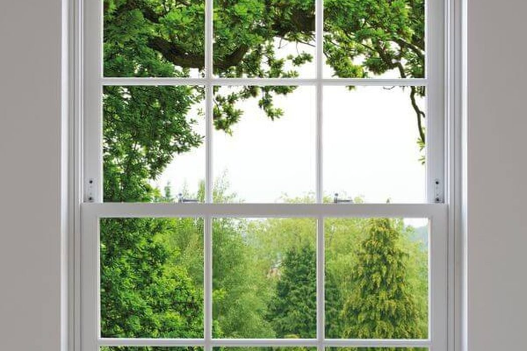Clean glass with divided light grids